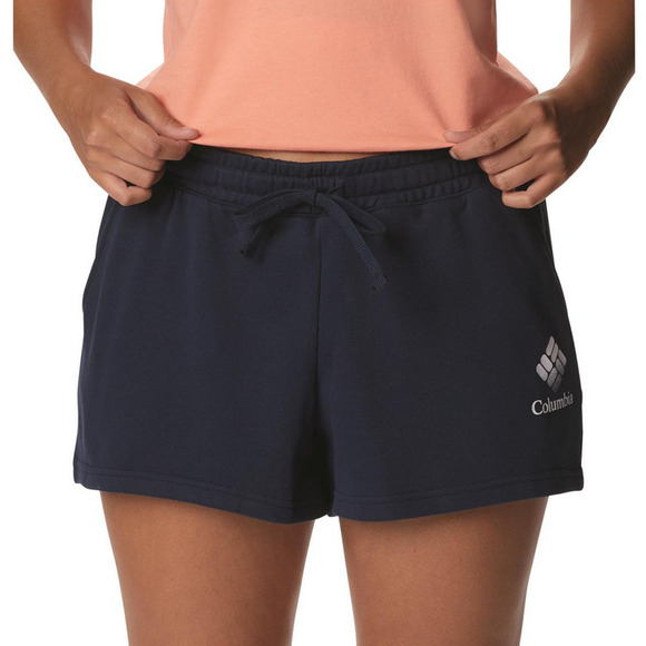 Columbia Women French Terry Shorts Collegiate Navy Size XXL - Picture 1 of 3